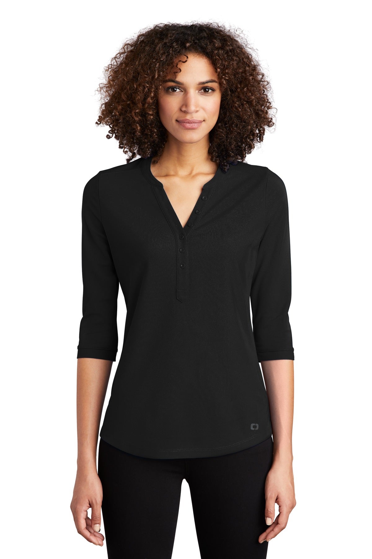 This henley has a smart modern look with OGIO attitude. 5-ou - Blacktop