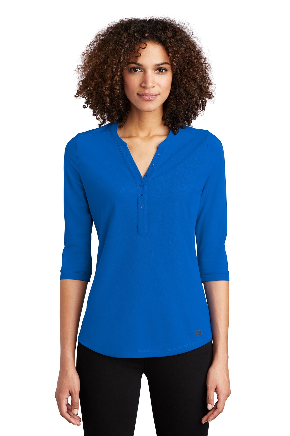 This henley has a smart modern look with OGIO attitude. 5-ou - Electric Blue