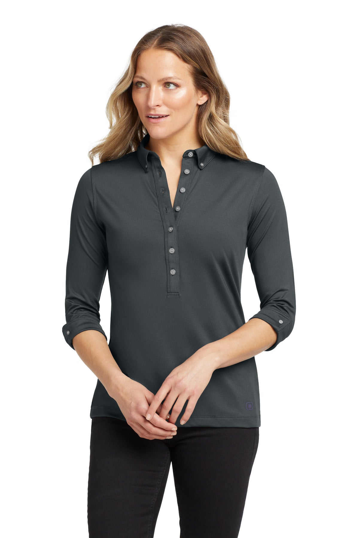 Break away from the ordinary in this button-down style that  - Diesel Grey