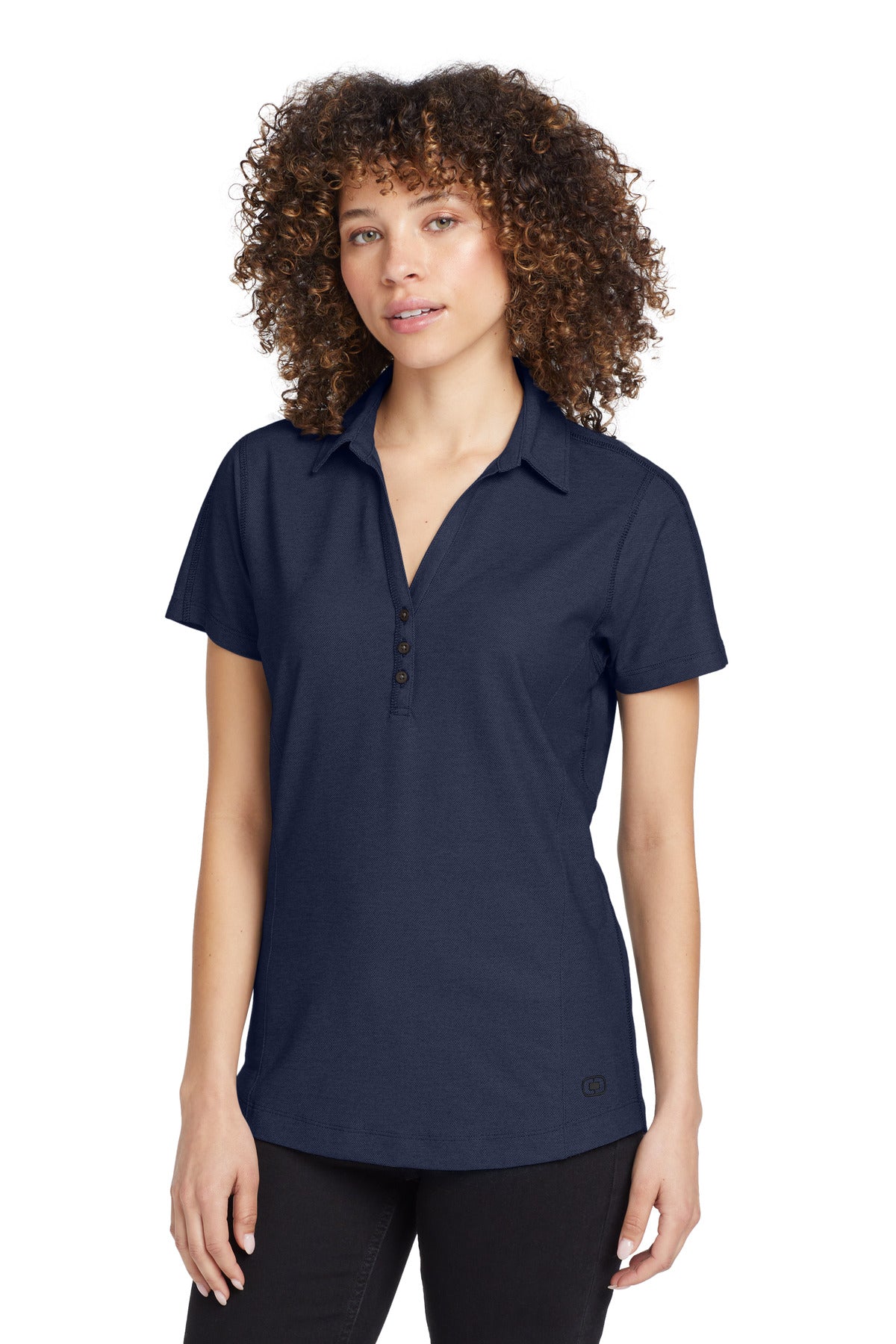 Ultra soft yet built for performance this two-tone polo feat - Navy