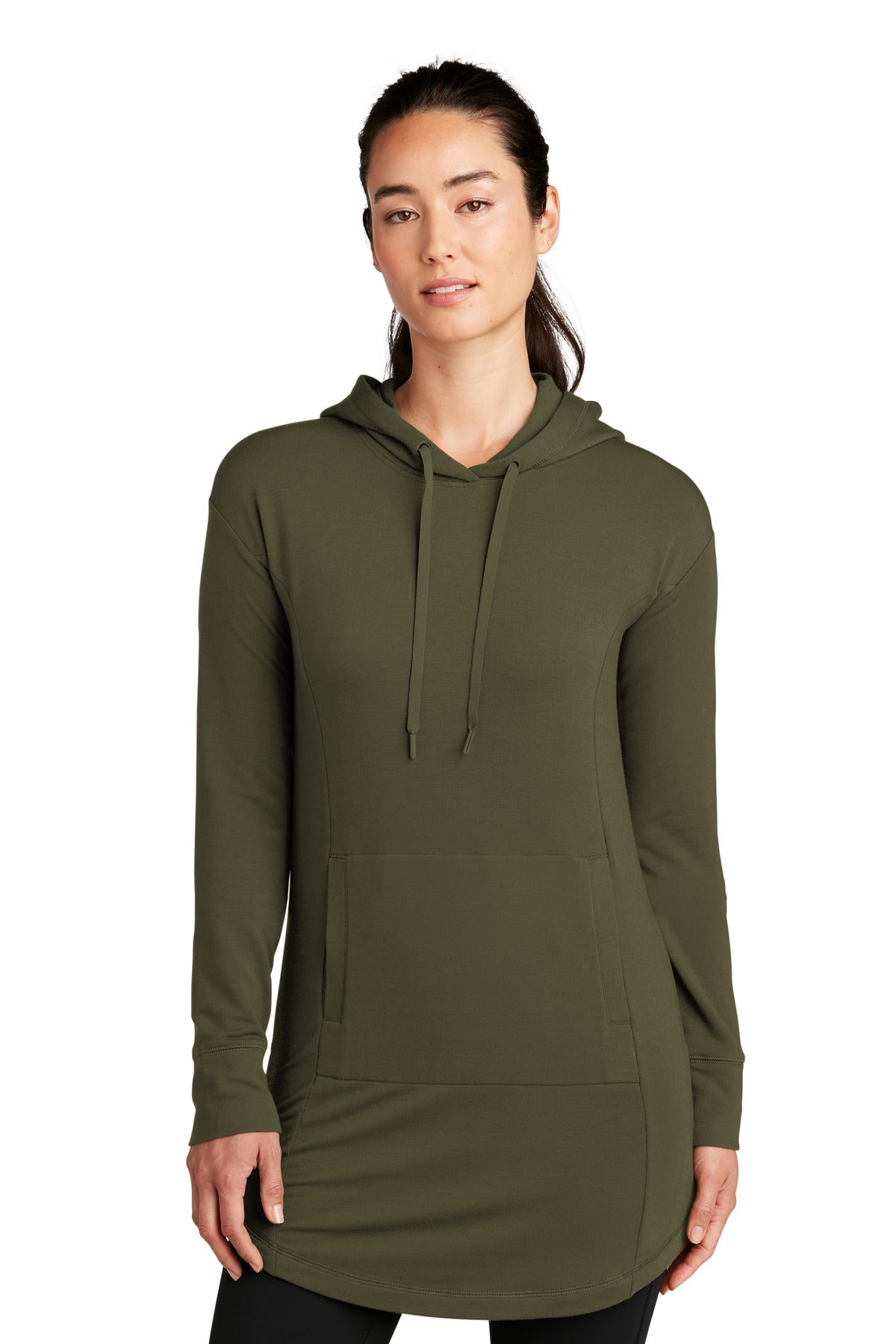 Cozy but refined this OGIO tunic has a longer length-making  - Deep Olive