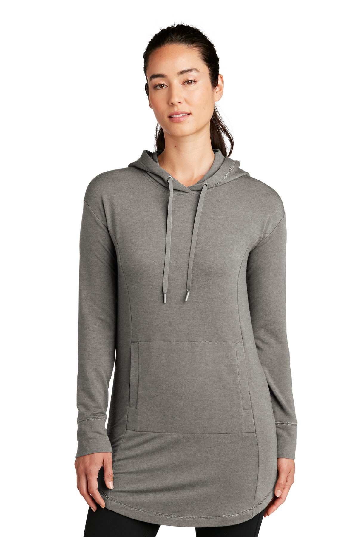 Cozy but refined this OGIO tunic has a longer length-making  - Petrol Grey Heather