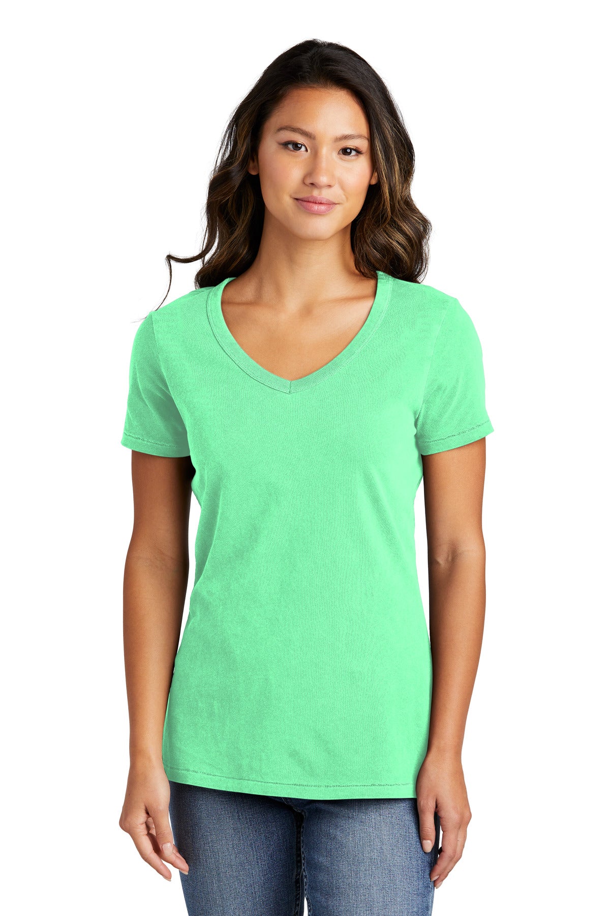 This tee is garment-dyed and incredibly soft with a worn-in  - Jadeite