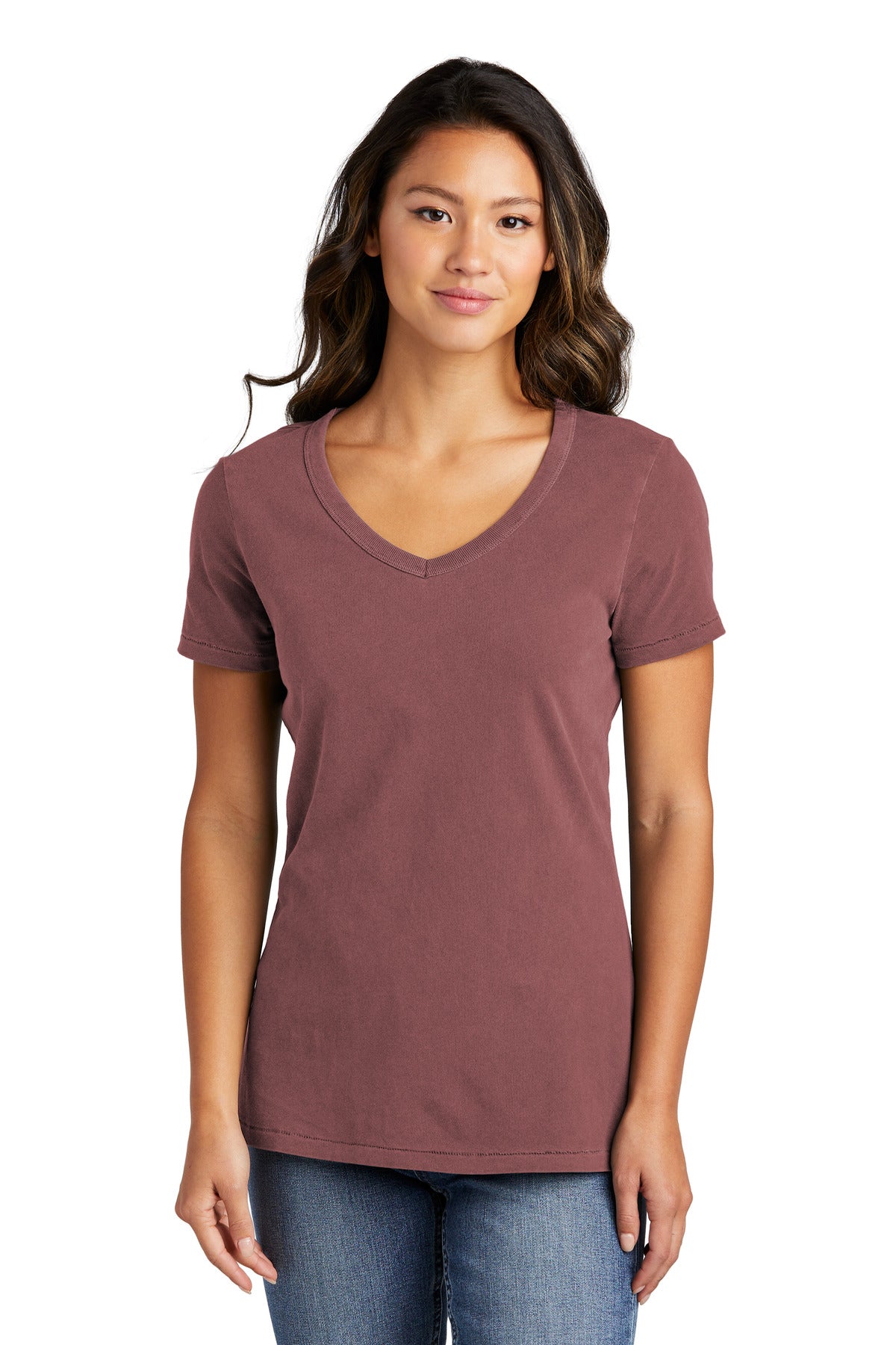 This tee is garment-dyed and incredibly soft with a worn-in  - Nostalgia Rose