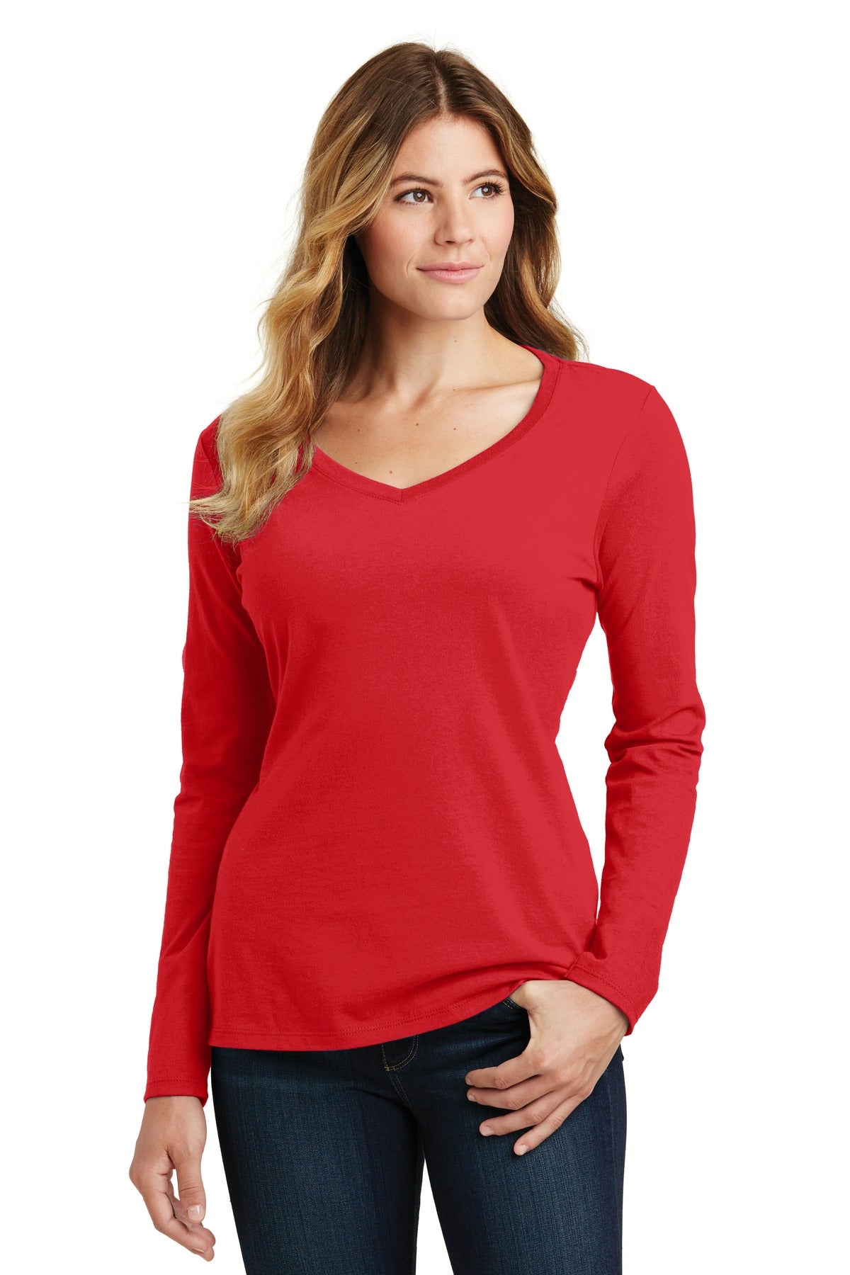 You'll be the biggest fan around of this 100% ring spun cott - Bright Red