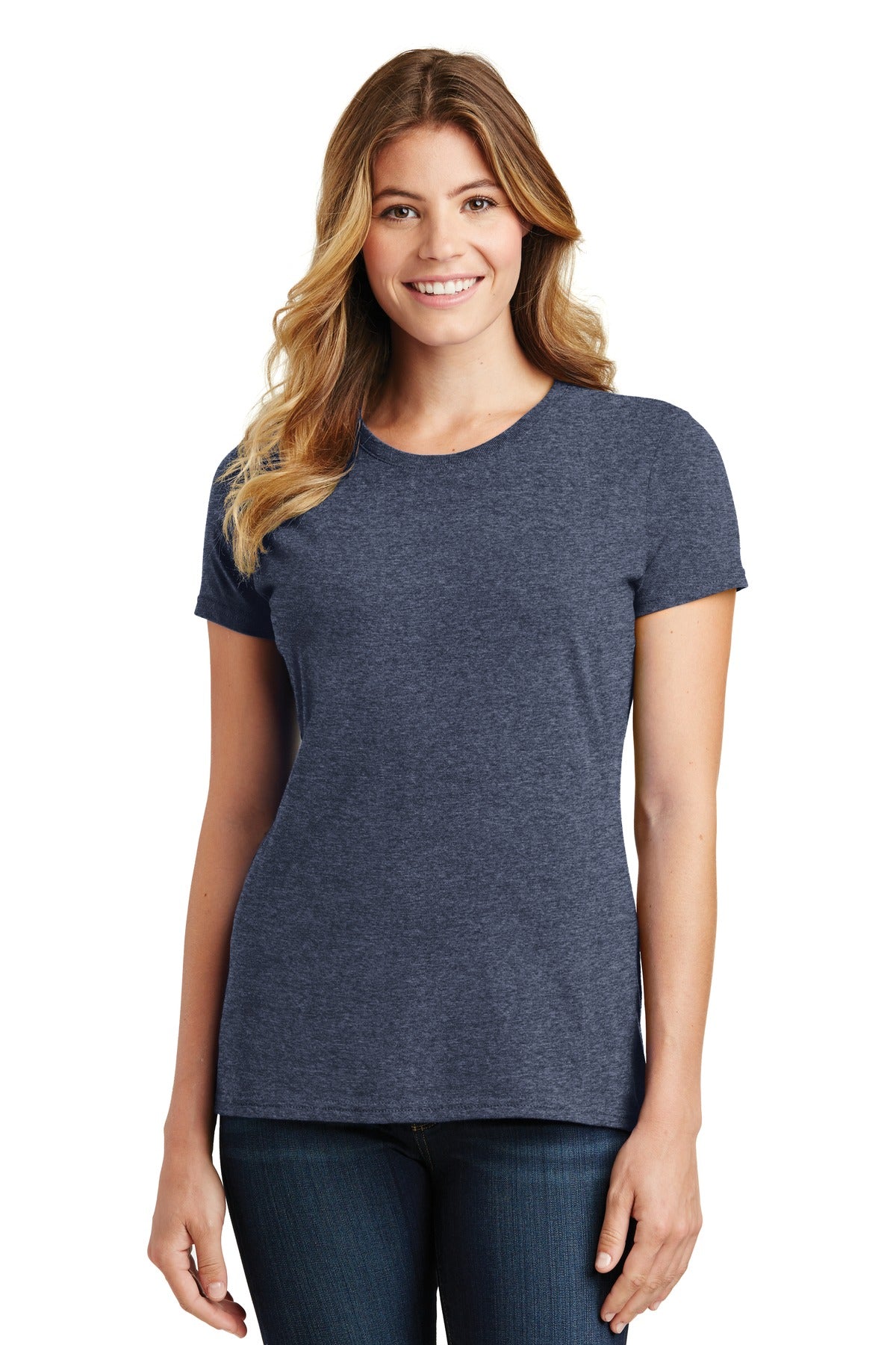 You'll be the biggest fan around of this 100% ring spun cott - Heather Navy