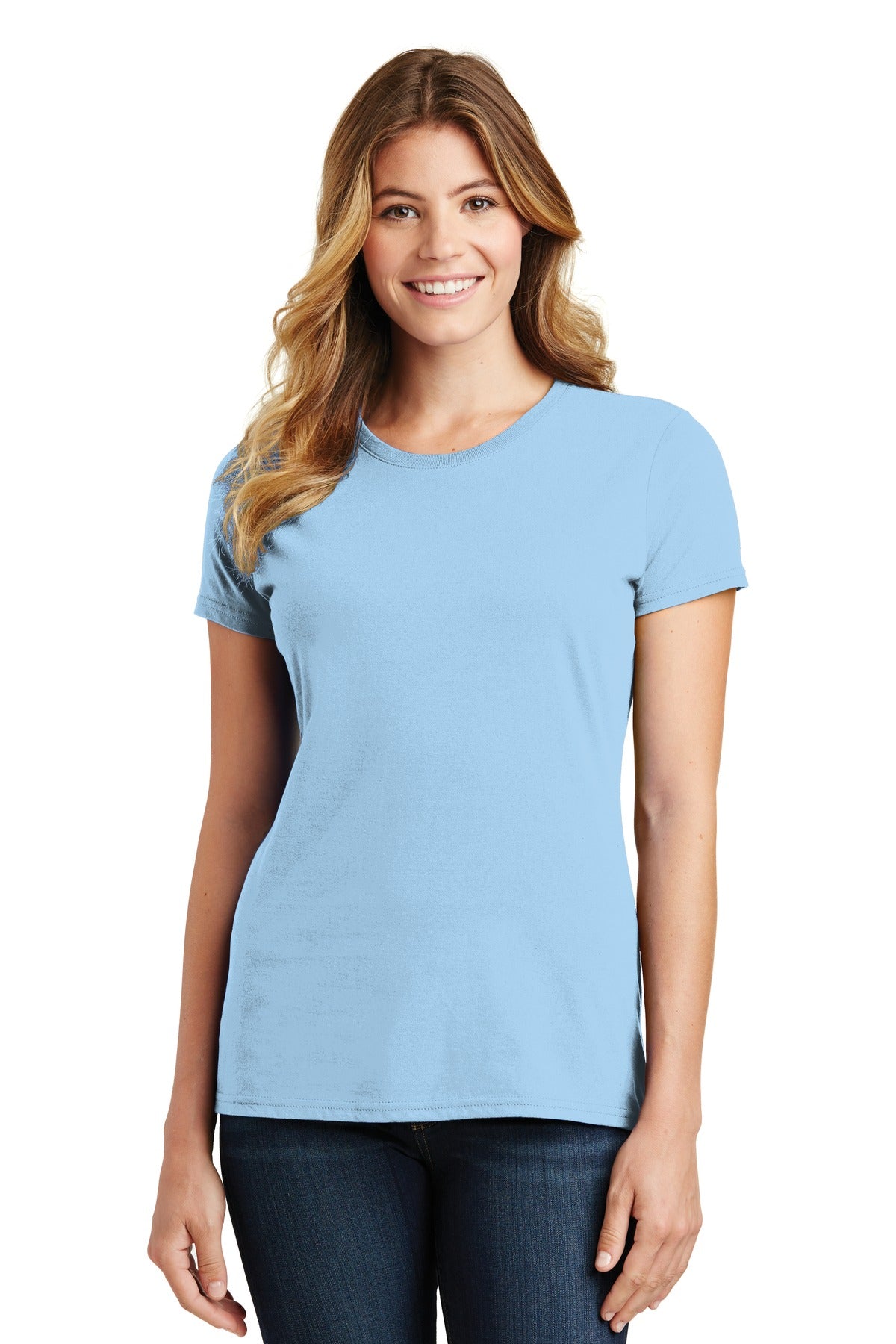 You'll be the biggest fan around of this 100% ring spun cott - Light Blue