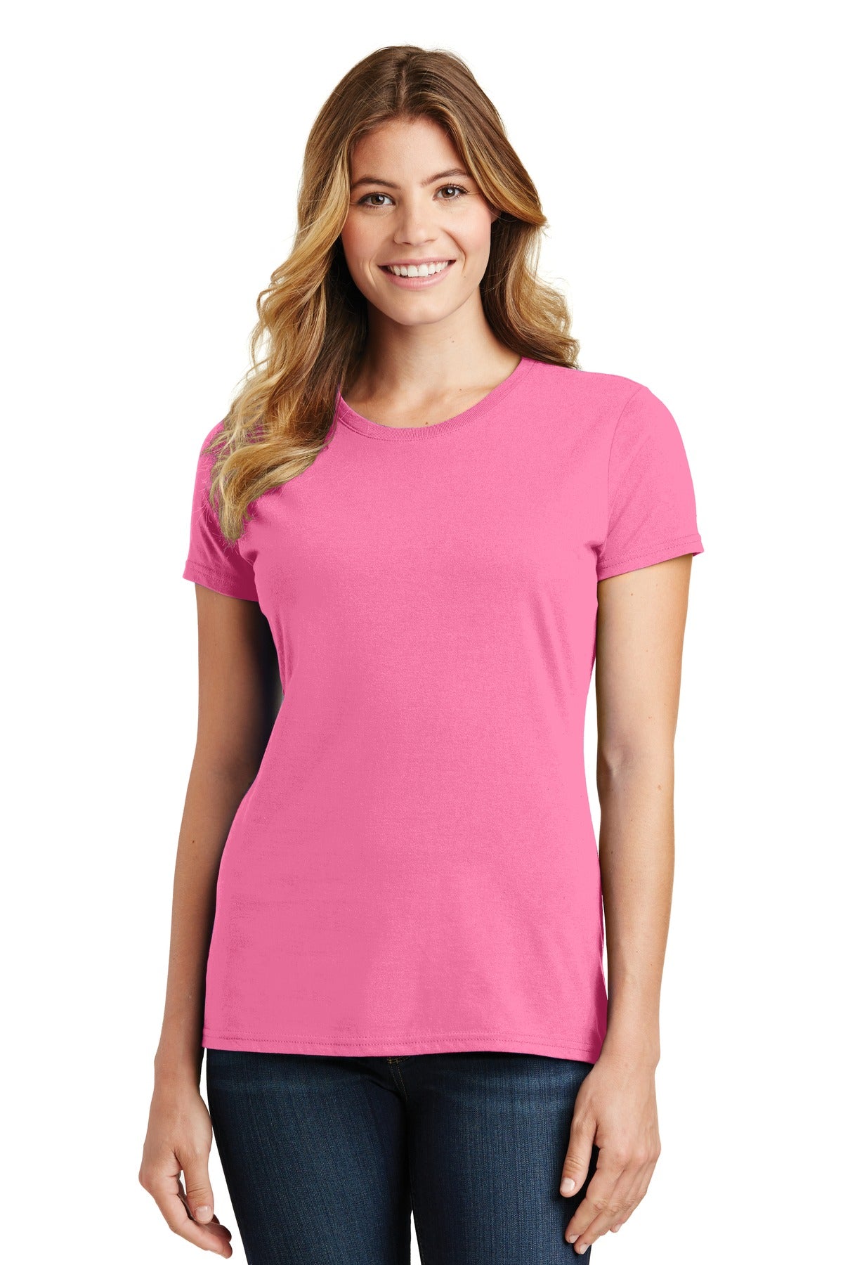 You'll be the biggest fan around of this 100% ring spun cott - New Pink