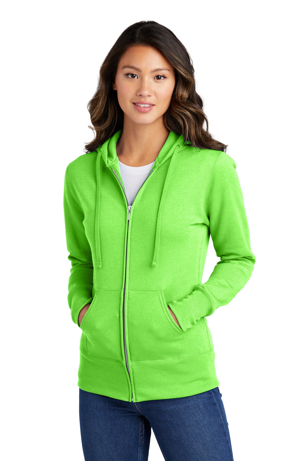 Cozy sweats in our core weight.7.8-ounce 50/50 cotton/poly f - Neon Green