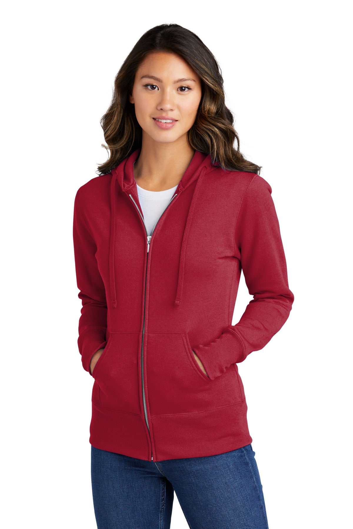 Cozy sweats in our core weight.7.8-ounce 50/50 cotton/poly f - Red
