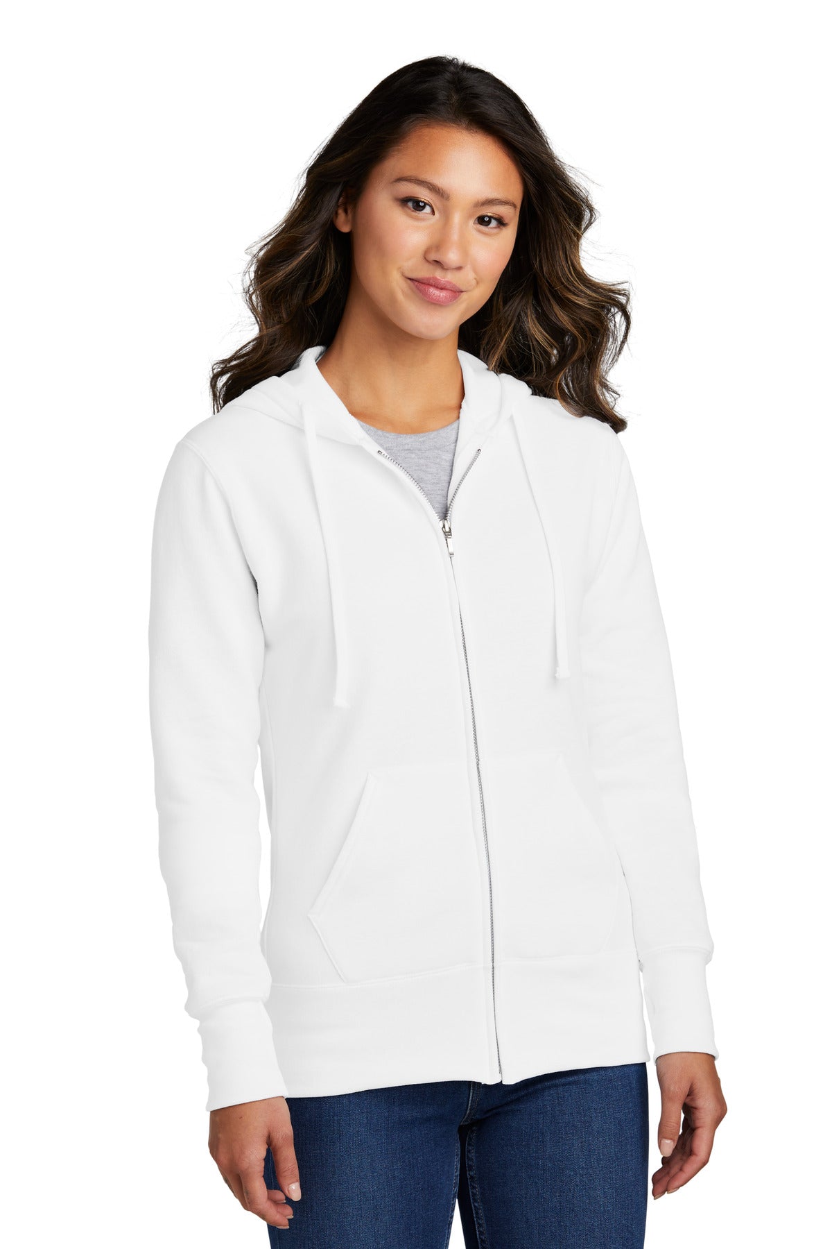 Cozy sweats in our core weight.7.8-ounce 50/50 cotton/poly f - White