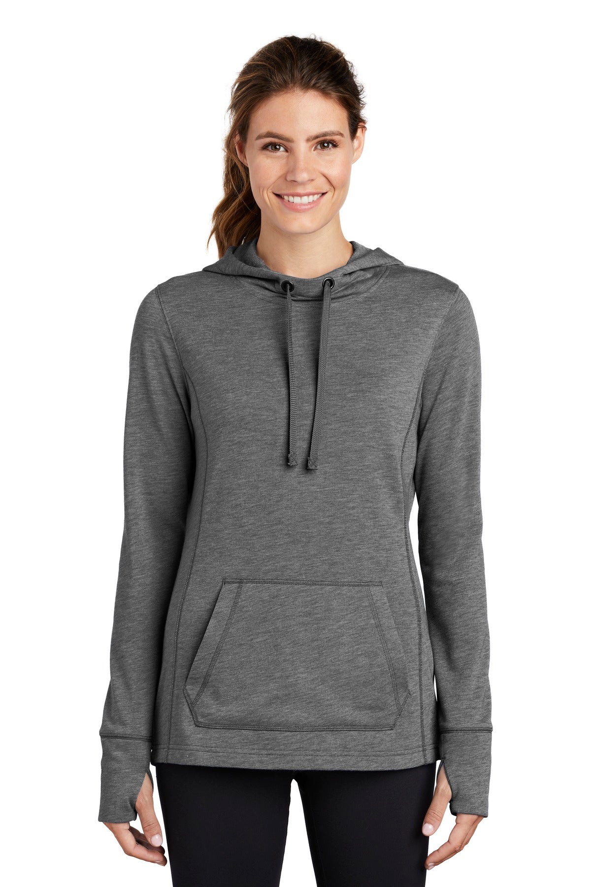 Amazing tri-blend softness color-locking PosiCharge technolo - Dark Grey Heather