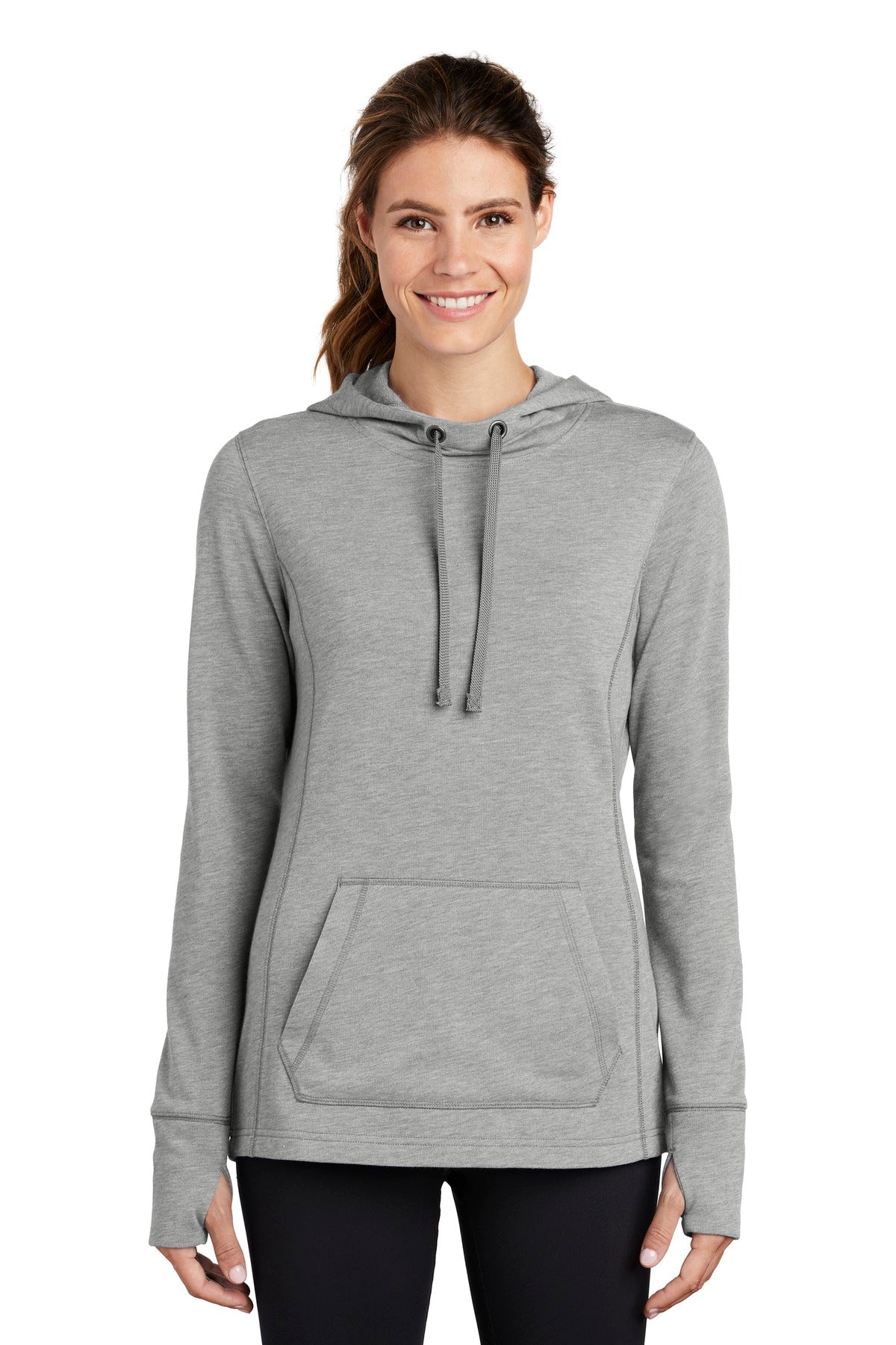 Amazing tri-blend softness color-locking PosiCharge technolo - Light Grey Heather