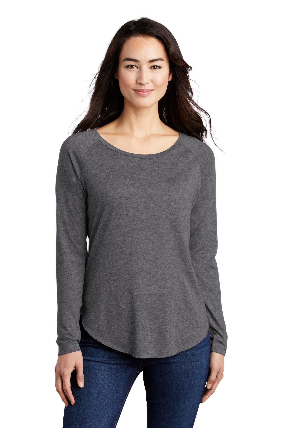 This ultracomfortable tee combines moisture-wicking performa - Dark Grey Heather