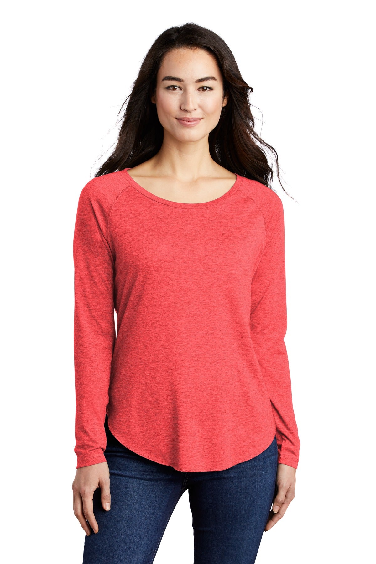 This ultracomfortable tee combines moisture-wicking performa - True Red Heather