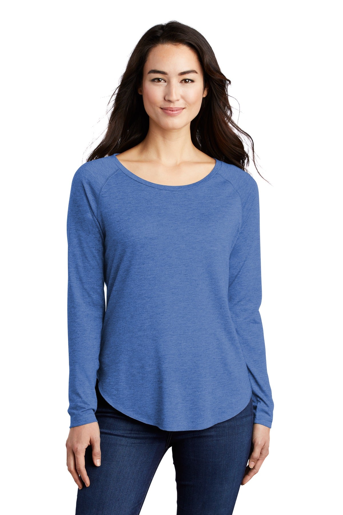 This ultracomfortable tee combines moisture-wicking performa - True Royal Heather