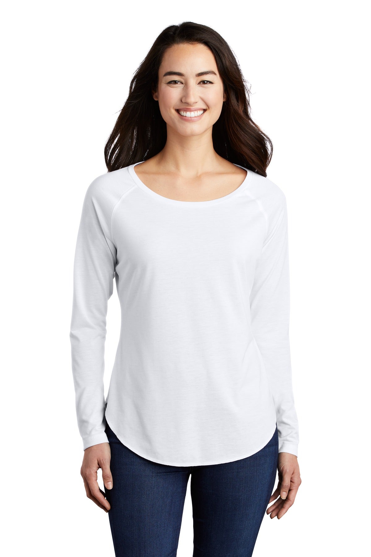 This ultracomfortable tee combines moisture-wicking performa - White Triad Solid