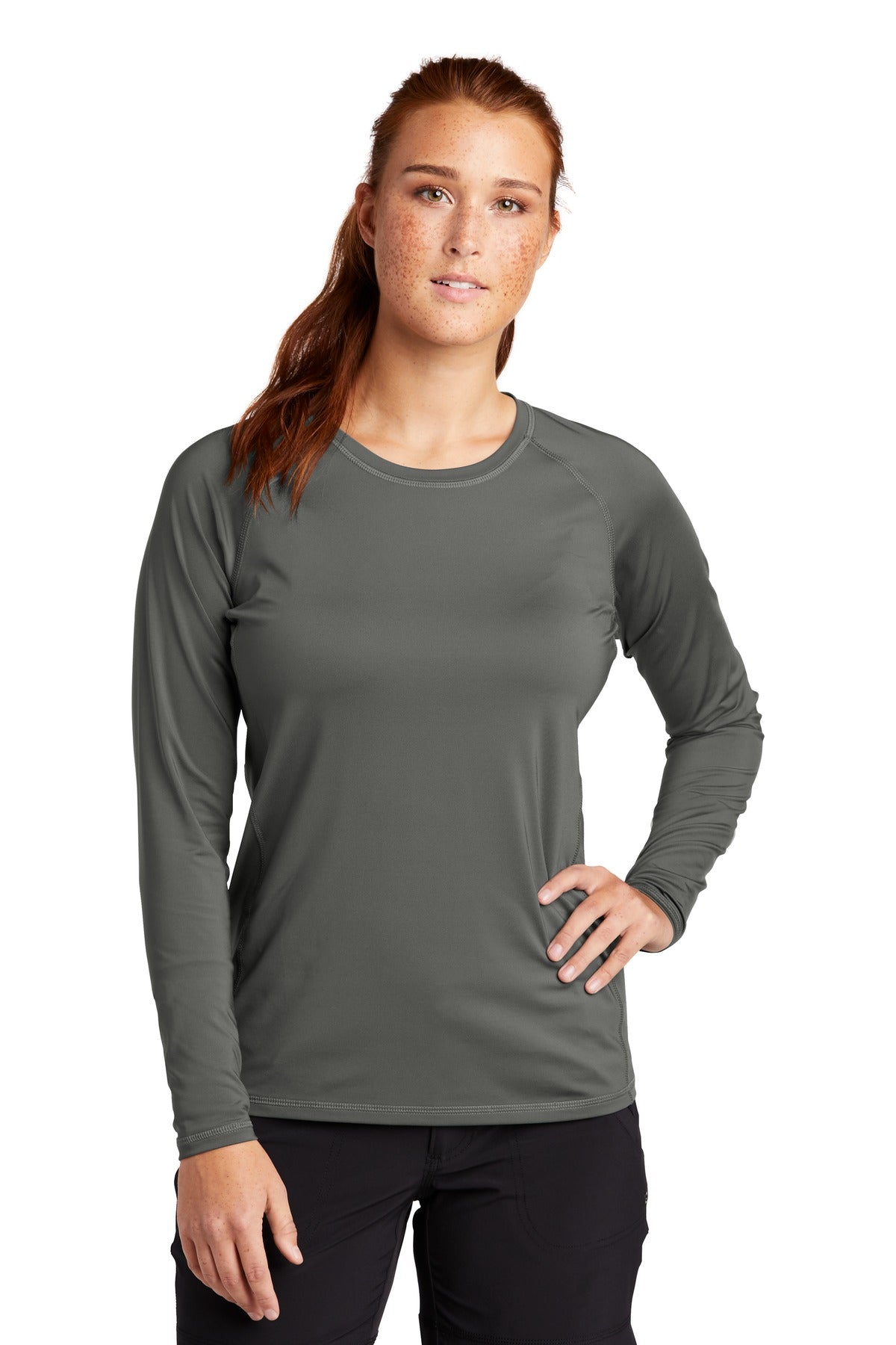 These tees stretch and move with you while youre swimming or - Dark Smoke Grey