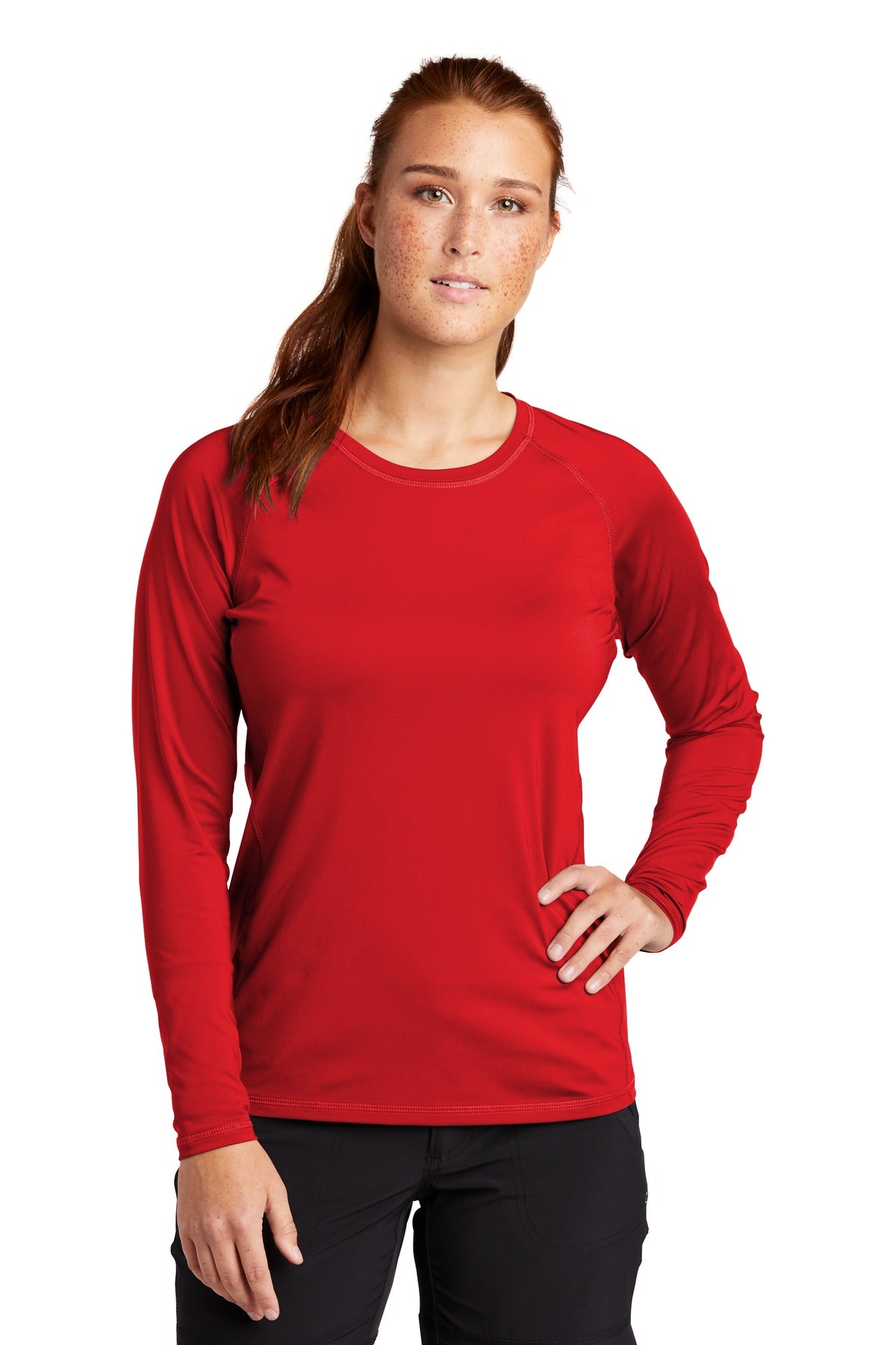 These tees stretch and move with you while youre swimming or - True Red