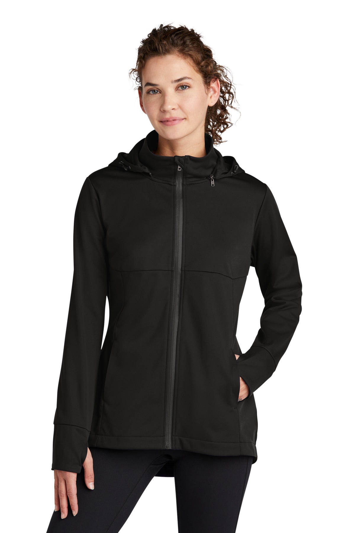 With sporty raglan sleeves wind-resistance and water-resista - Deep Black