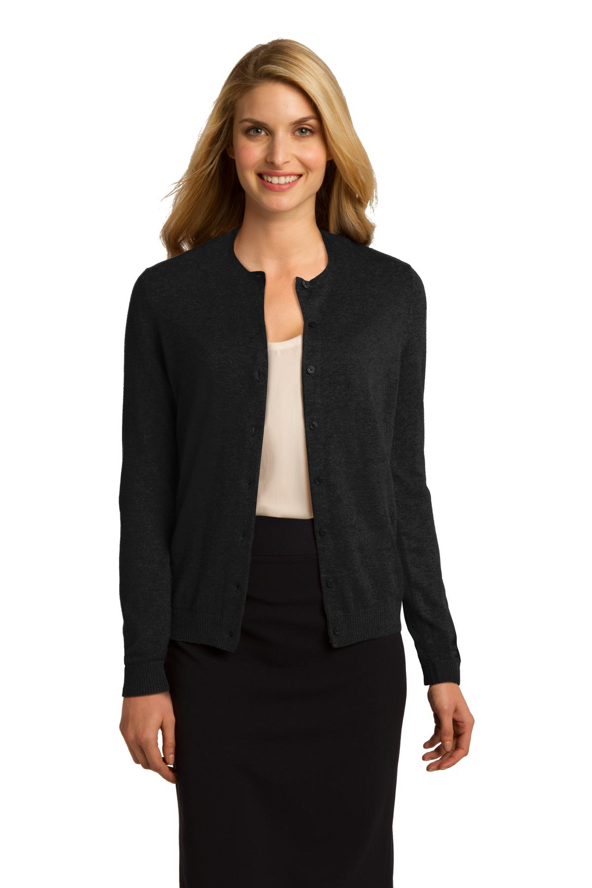 Port Authority® Women's Cardig-Black
