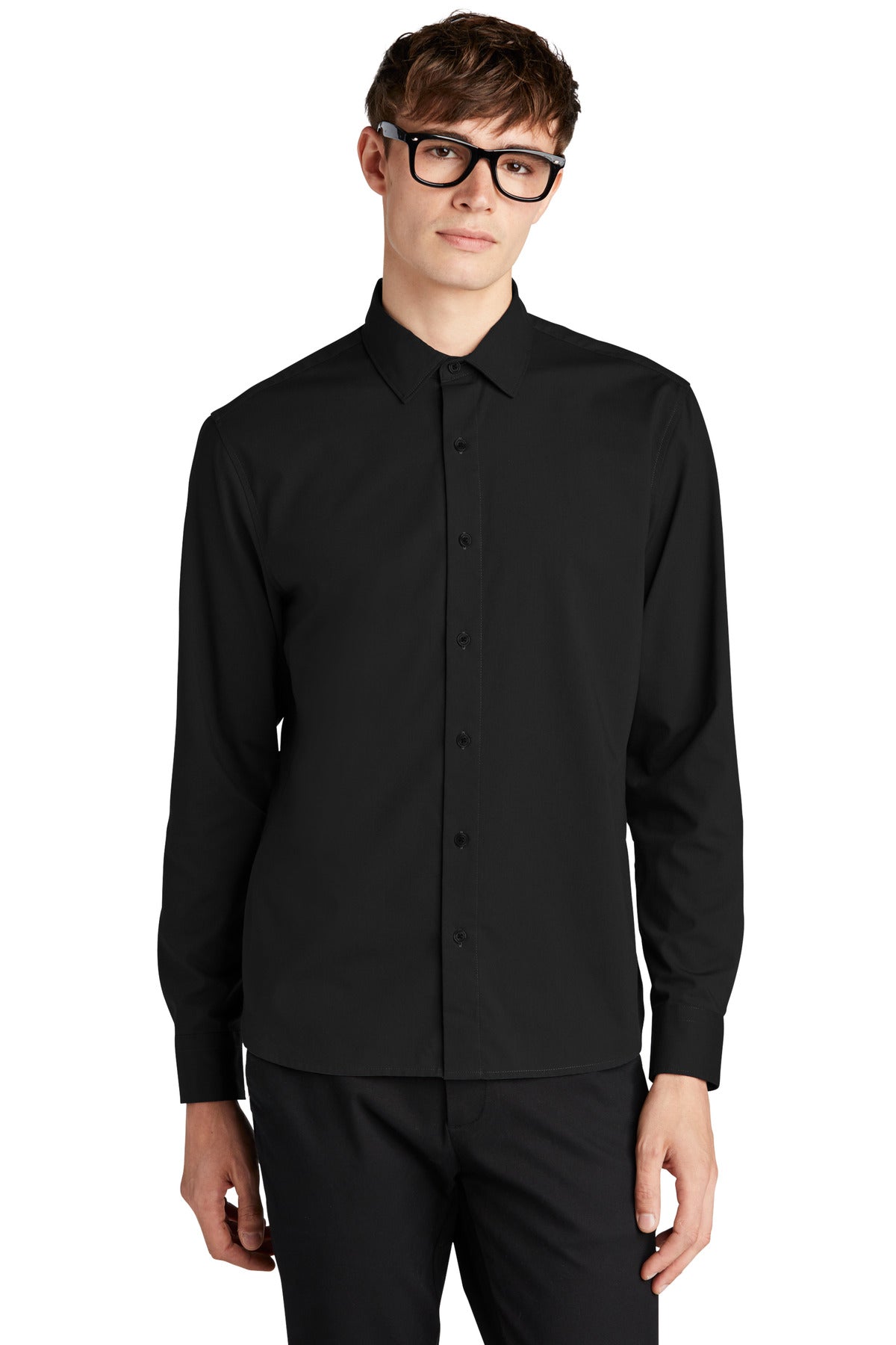 With smart tailoring and a modern fit this shirt will follow - Deep Black