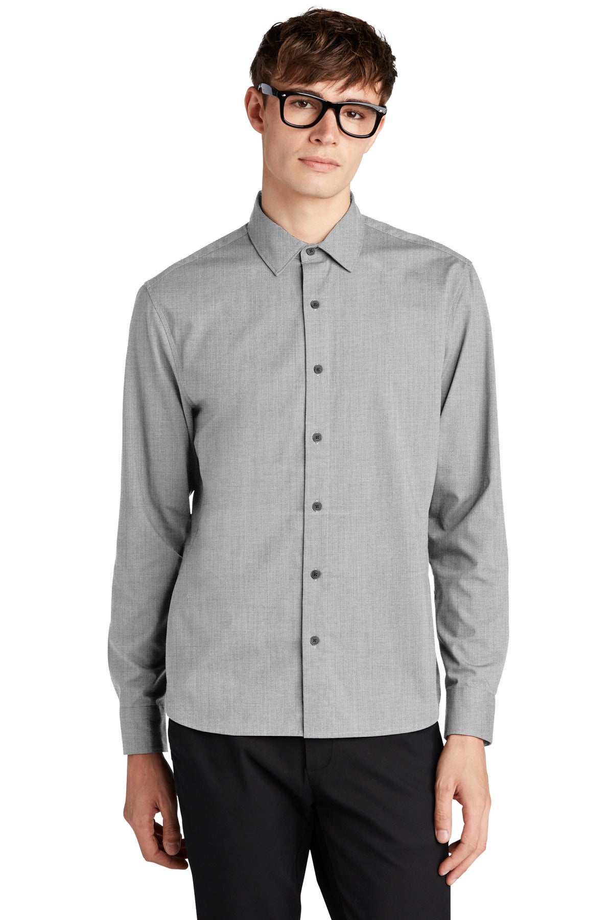 With smart tailoring and a modern fit this shirt will follow - Gusty Grey End On End