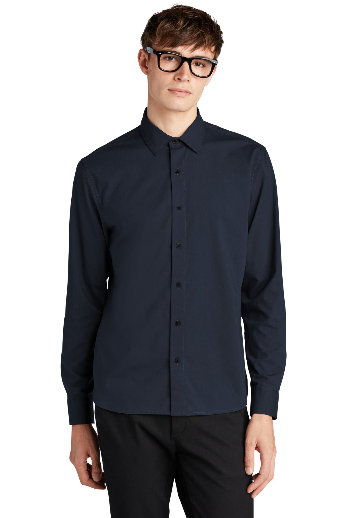 With smart tailoring and a modern fit this shirt will follow - Night Navy