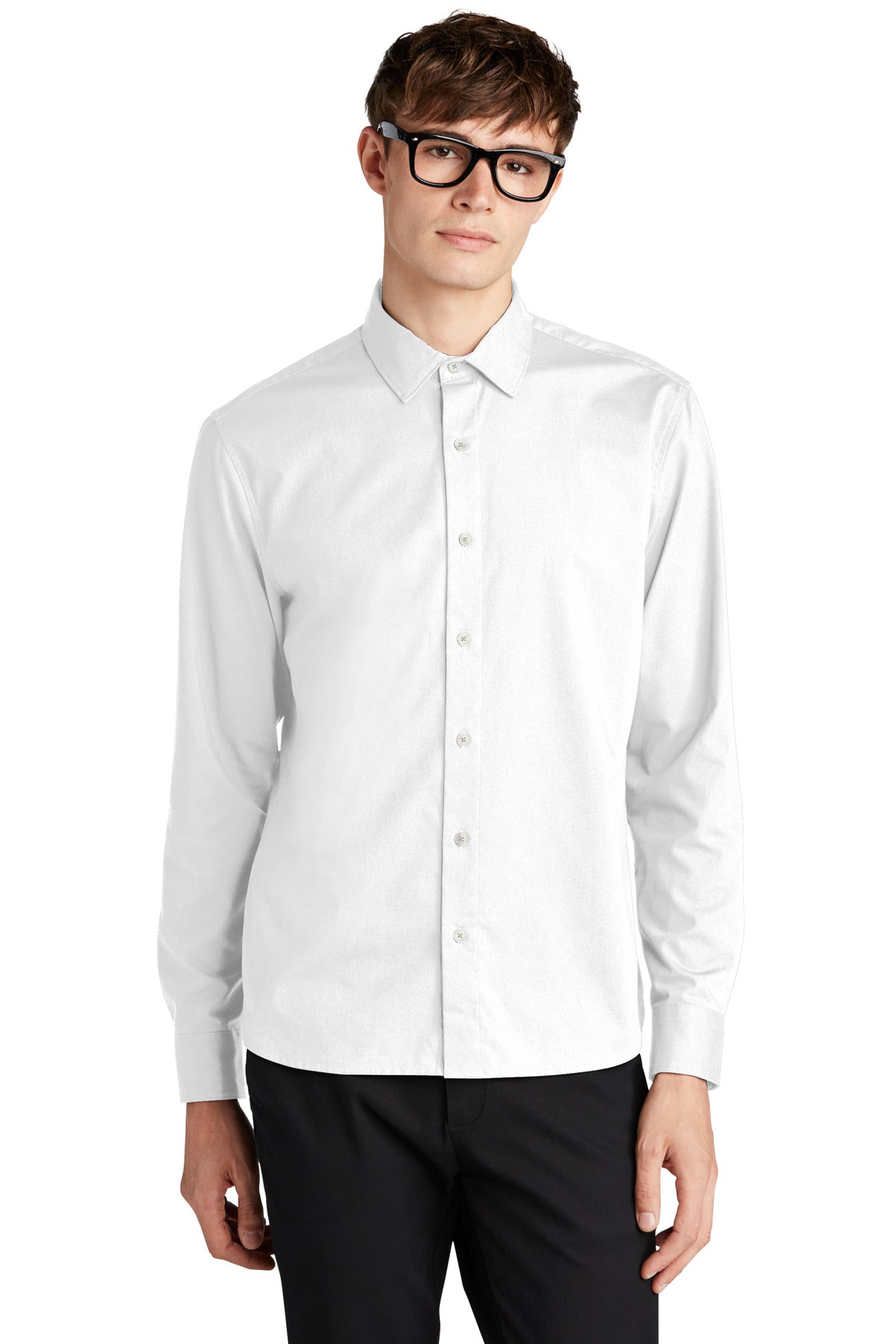 With smart tailoring and a modern fit this shirt will follow - White