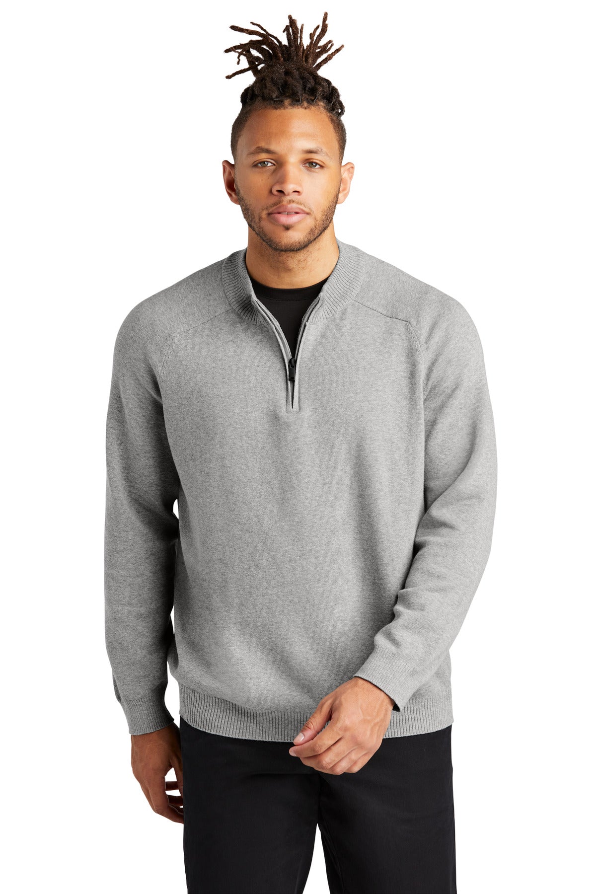An easy-to-layer easy care essential designed to complement  - Gusty Grey Heather