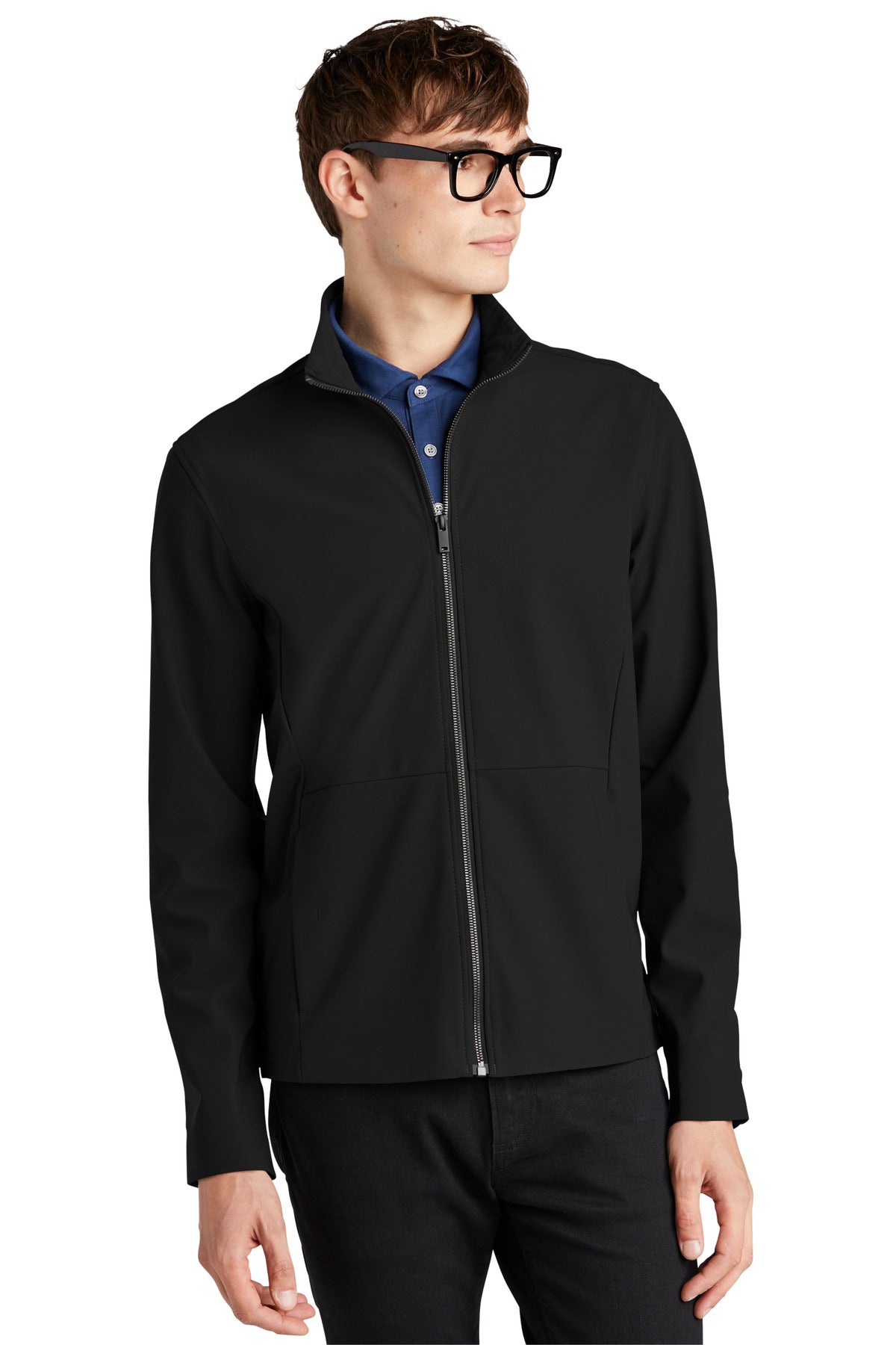 For rain-repelling and work-life blending this shell has a r - Deep Black