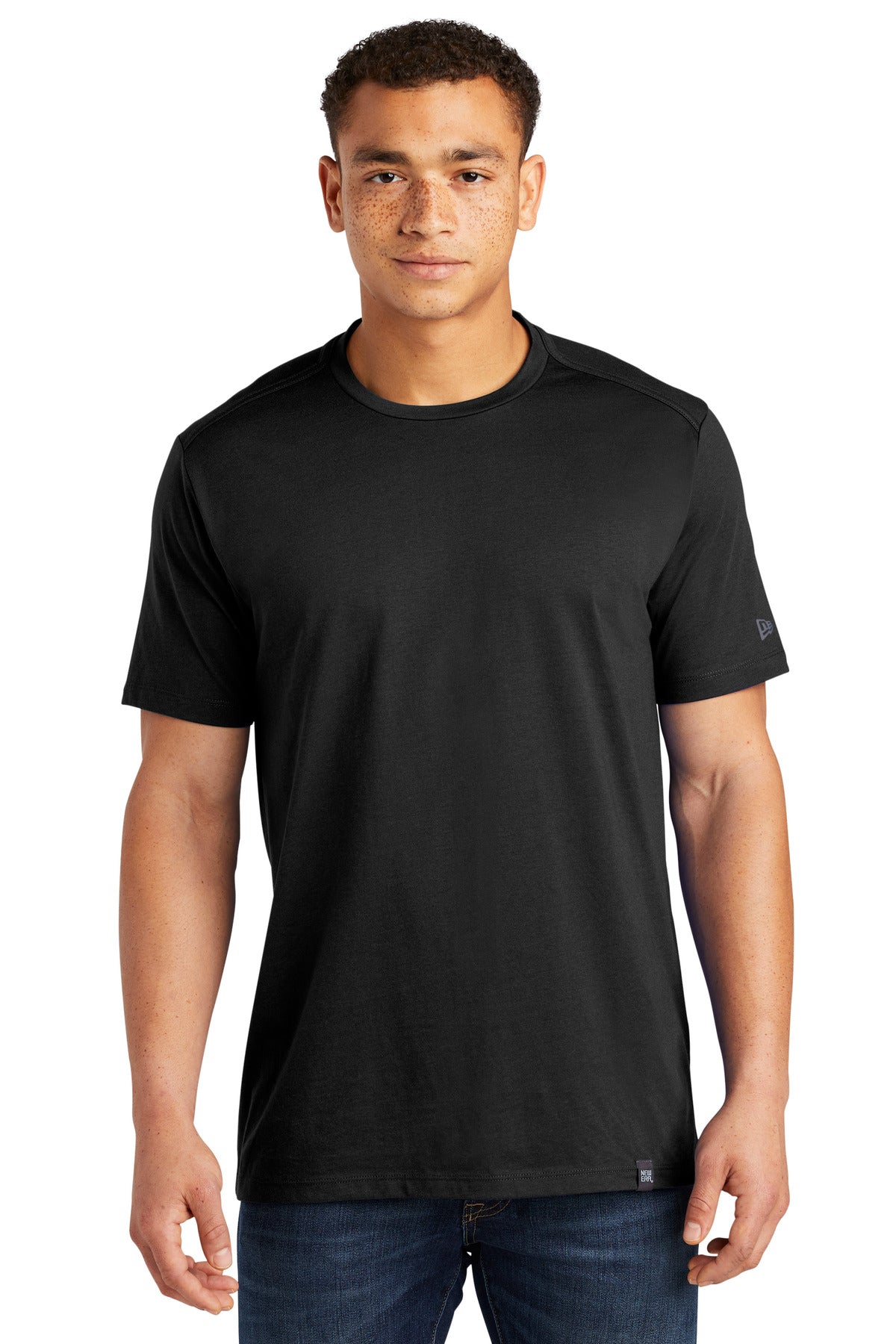 Our 60/40 blend creates an unbelievably soft tee with the co - Black