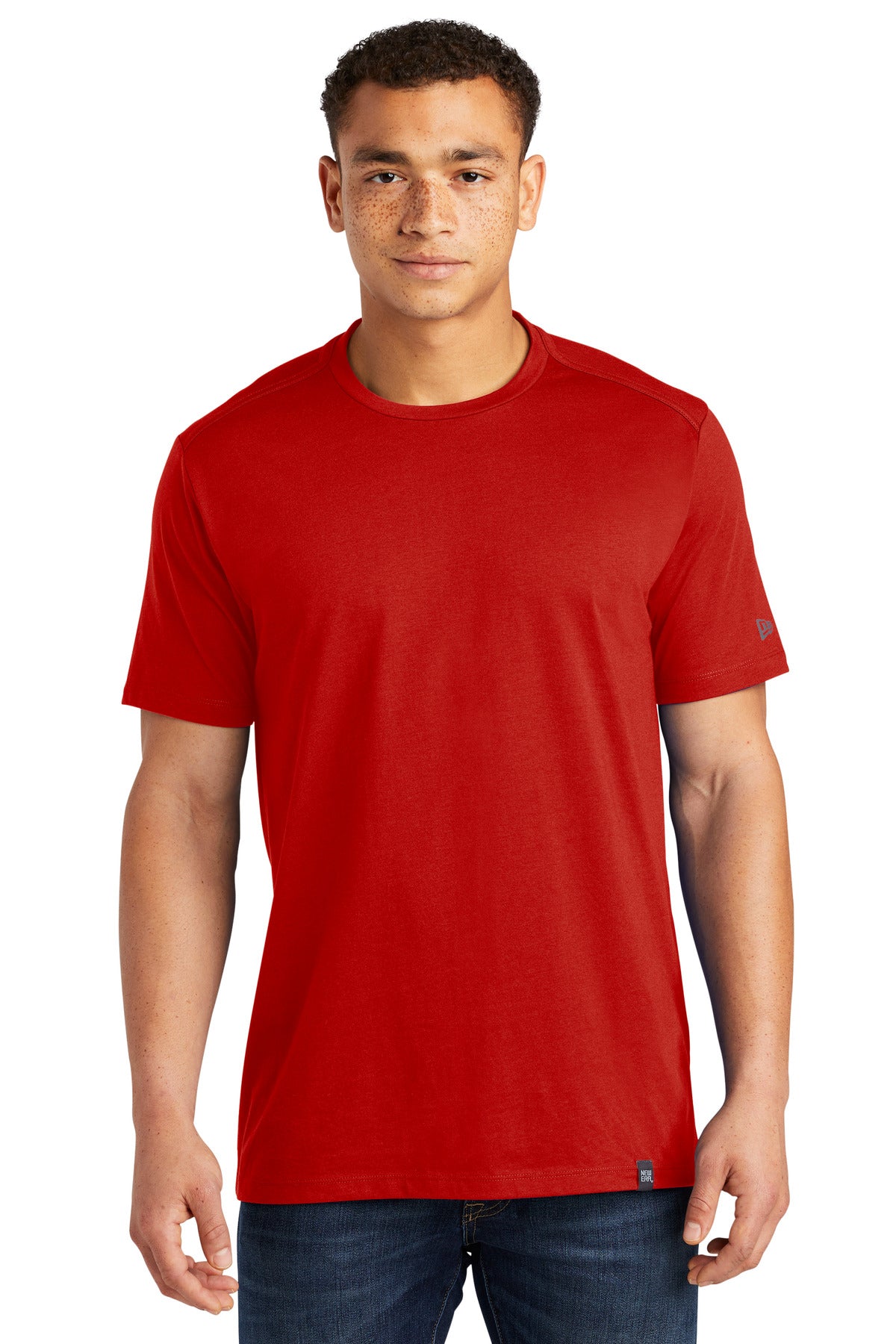 Our 60/40 blend creates an unbelievably soft tee with the co - Scarlet