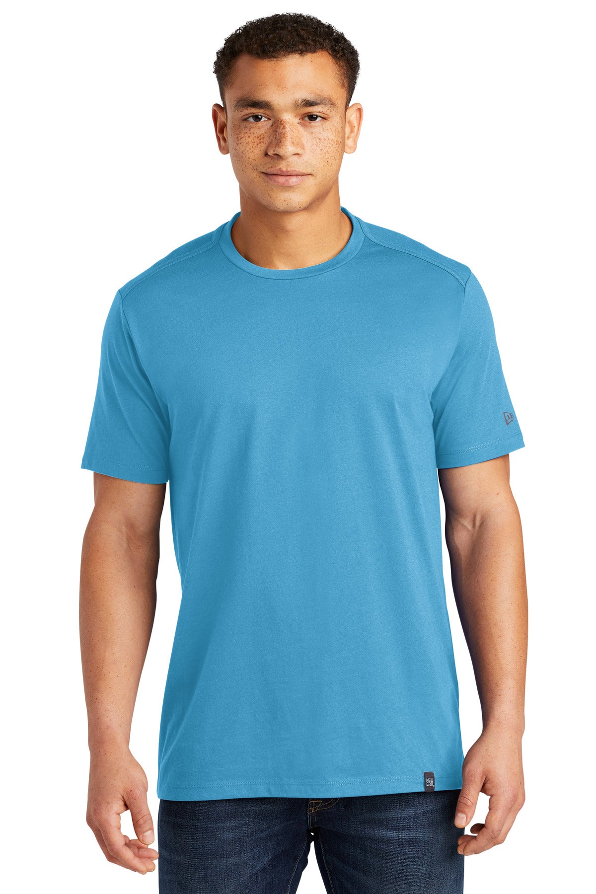 Our 60/40 blend creates an unbelievably soft tee with the co - Sky Blue