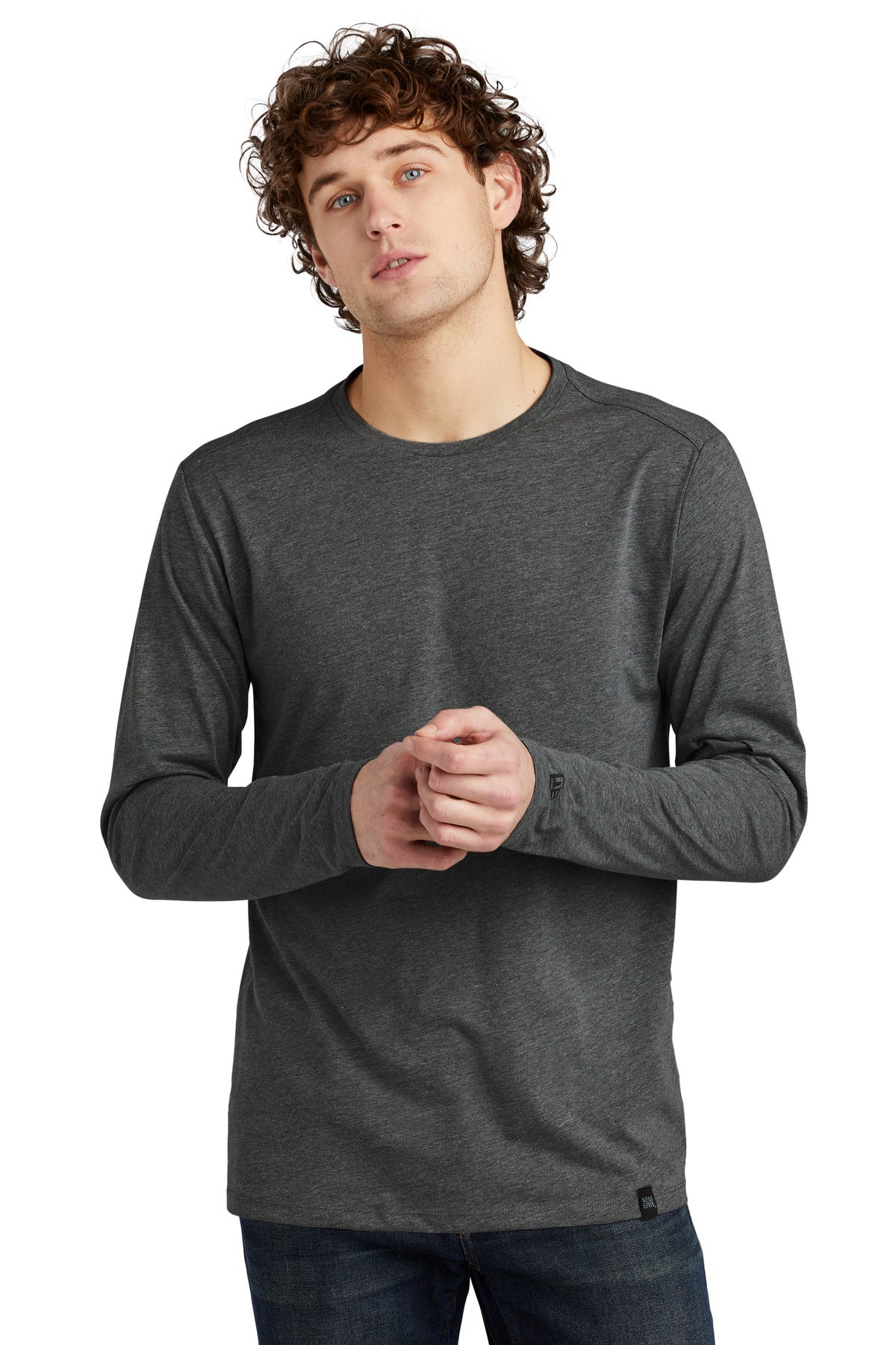 This ultra-comfortable tee seamlessly mixes classic softness - Black Heather