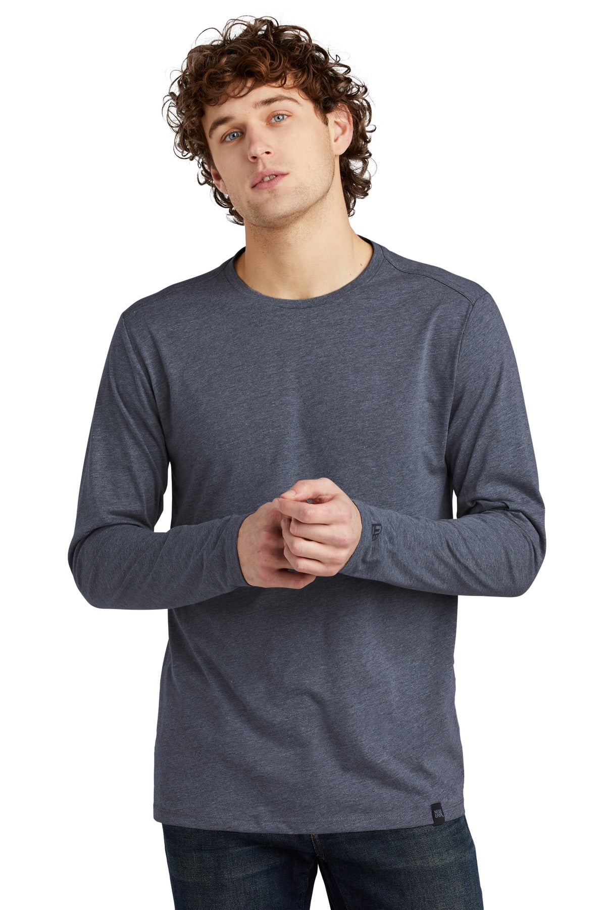 This ultra-comfortable tee seamlessly mixes classic softness - True Navy Heather