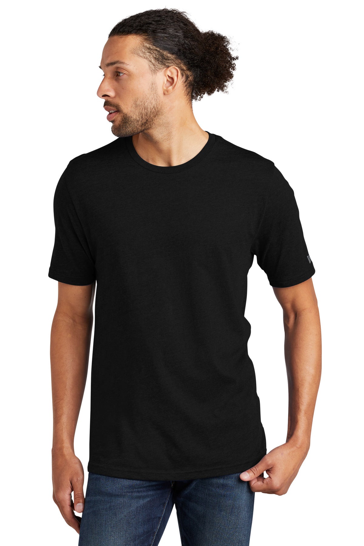 Moisture-wicking performance joins unbeatable tri-blend soft - Black Solid