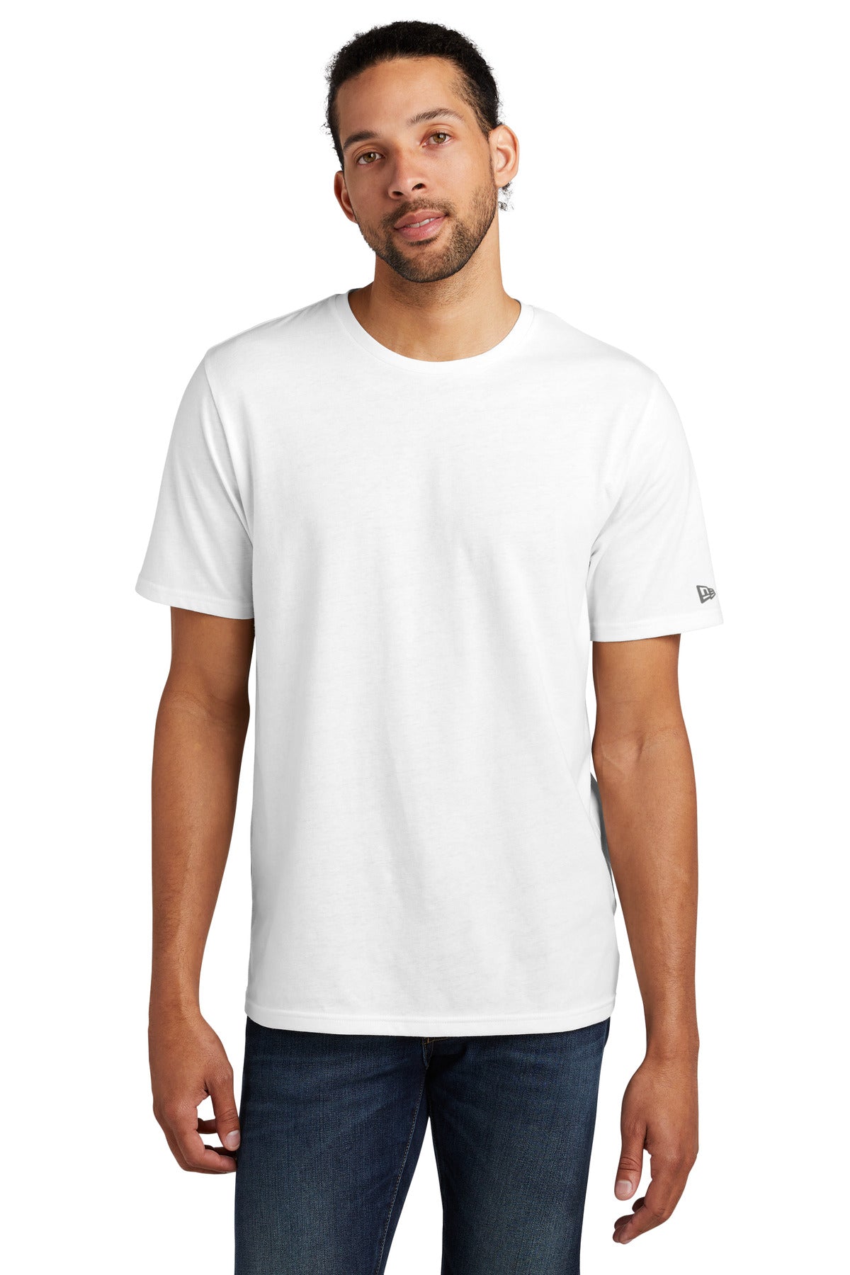 Moisture-wicking performance joins unbeatable tri-blend soft - Fan White Solid