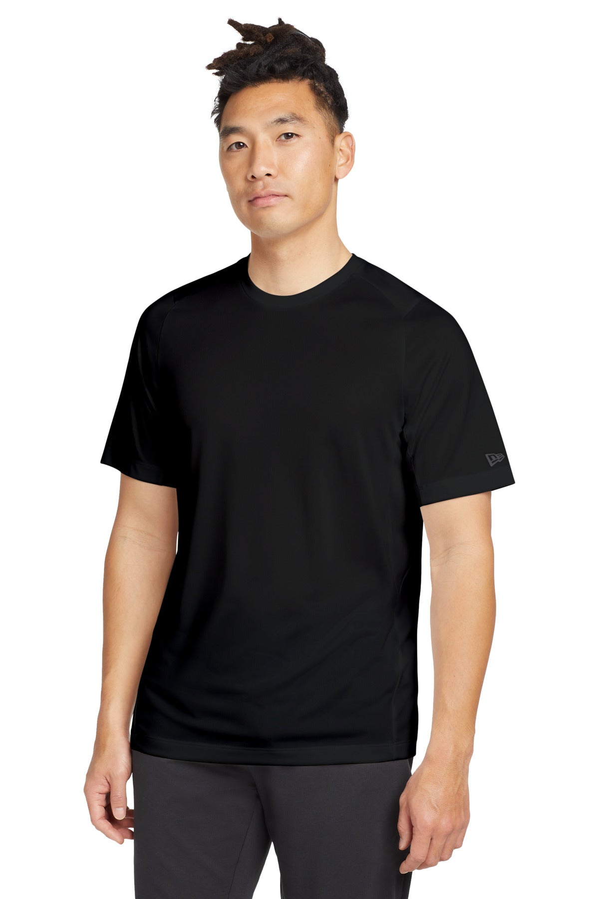 With sport-inspired good looks this tee beats moisture with  - Black Solid