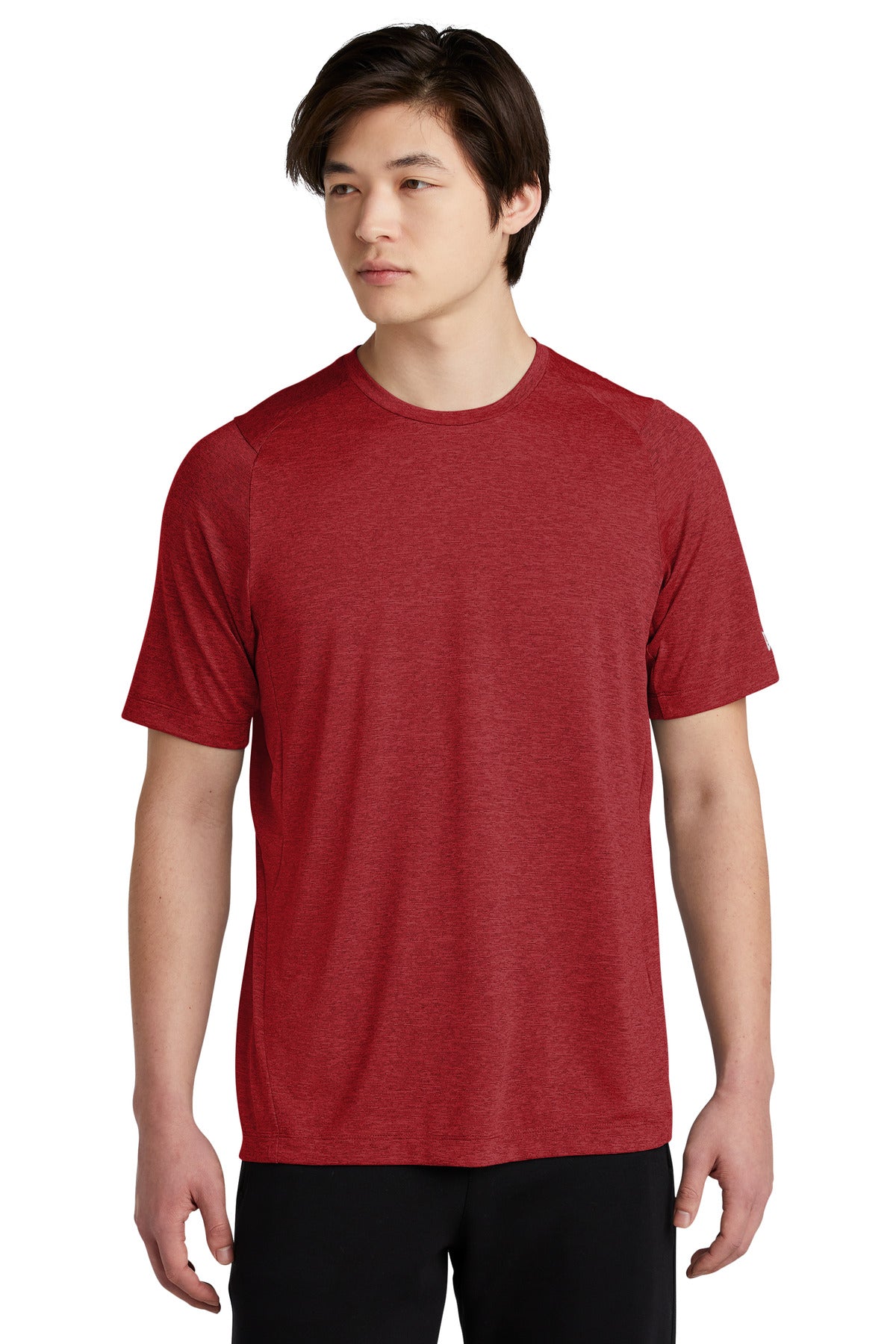 With sport-inspired good looks this tee beats moisture with  - Crimson
