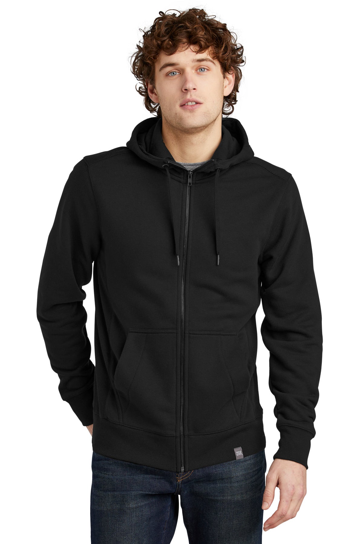 This hoodie fuses the soft feel of an old-school essential w - Black