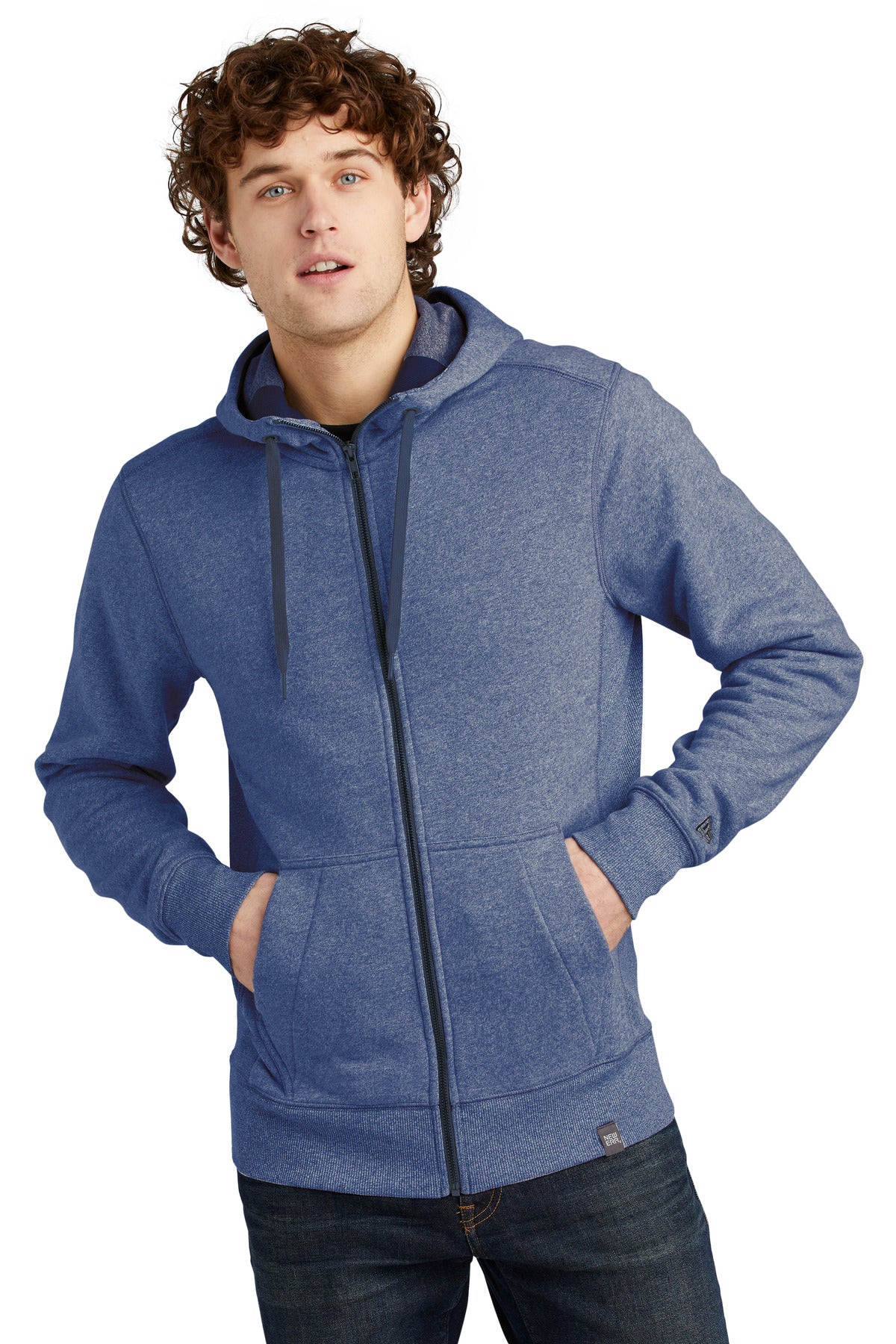 This hoodie fuses the soft feel of an old-school essential w - Dark Royal Twist