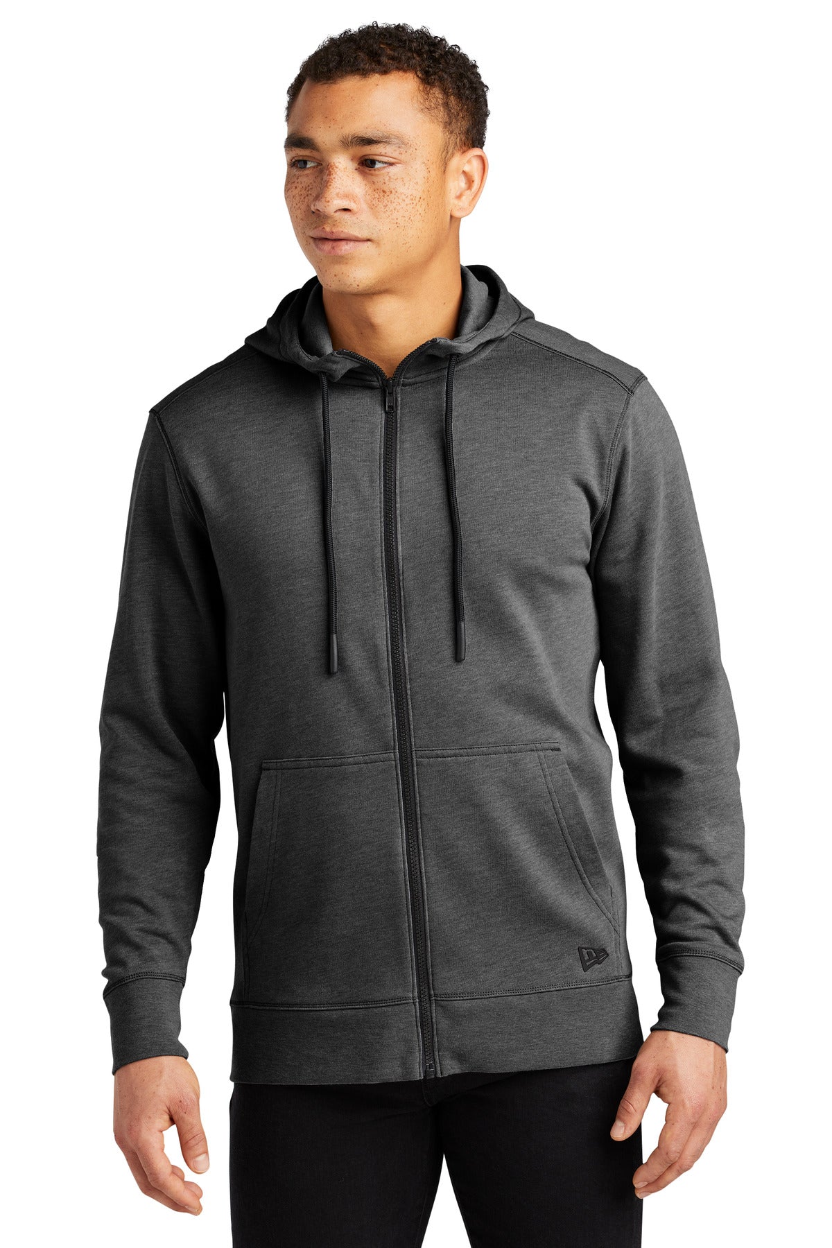 Designed for maximum comfort this hoodie has a go-anywhere l - Black Heather