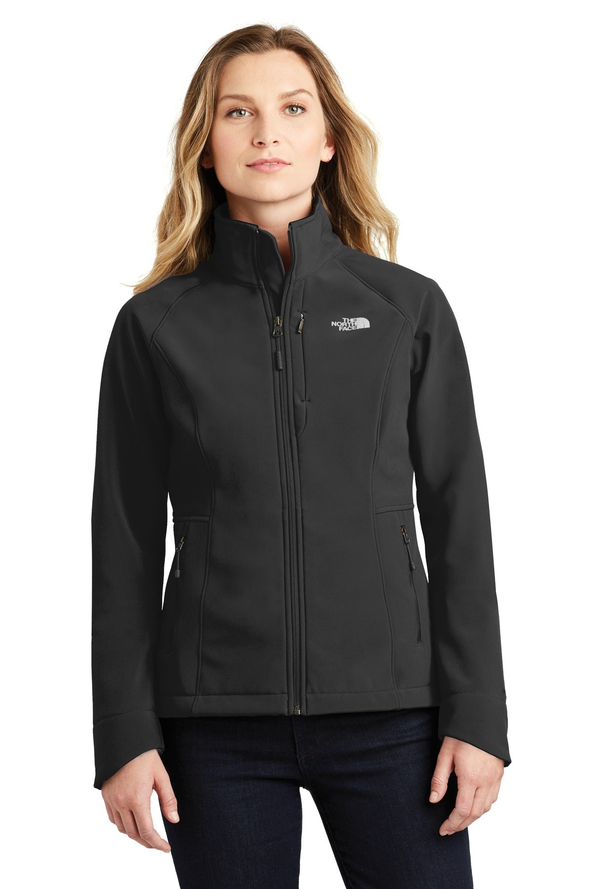 351 g/m2 WindWall 96/4 polyester/elastane soft shell with no - TNF Black