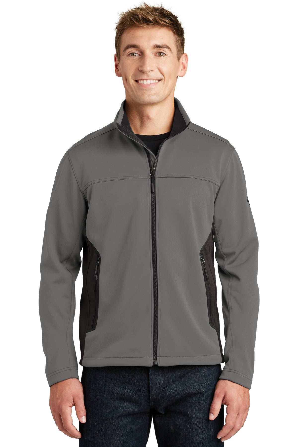 306 g/m2 WindWall  100% polyester with non-PFC DWR finish (s - Asphalt Grey/ Black