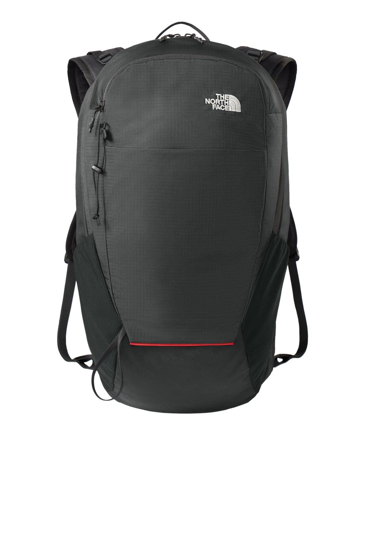 210D 100% recycled nylon ripstop with non-PFC durable water- - TNF Black