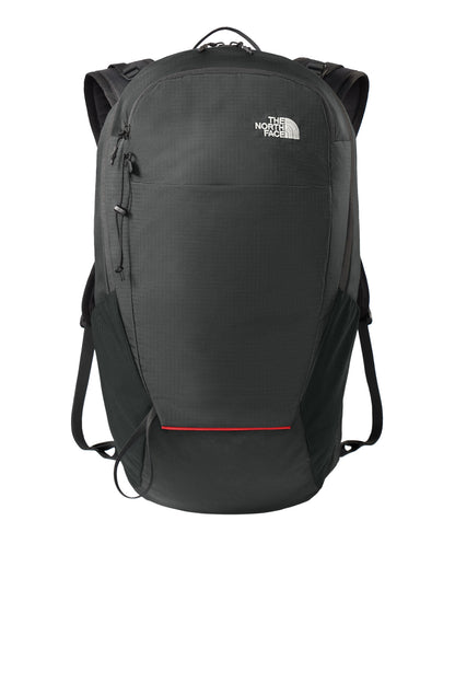210D 100% recycled nylon ripstop with non-PFC durable water- - TNF Black