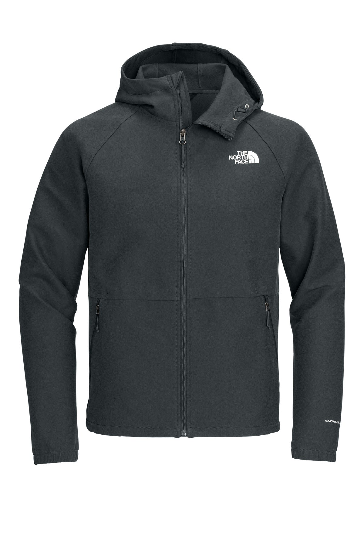 310 g/m2 WindWall-50/50 recycled polyester/polyester with no - Asphalt Grey Dark Heather