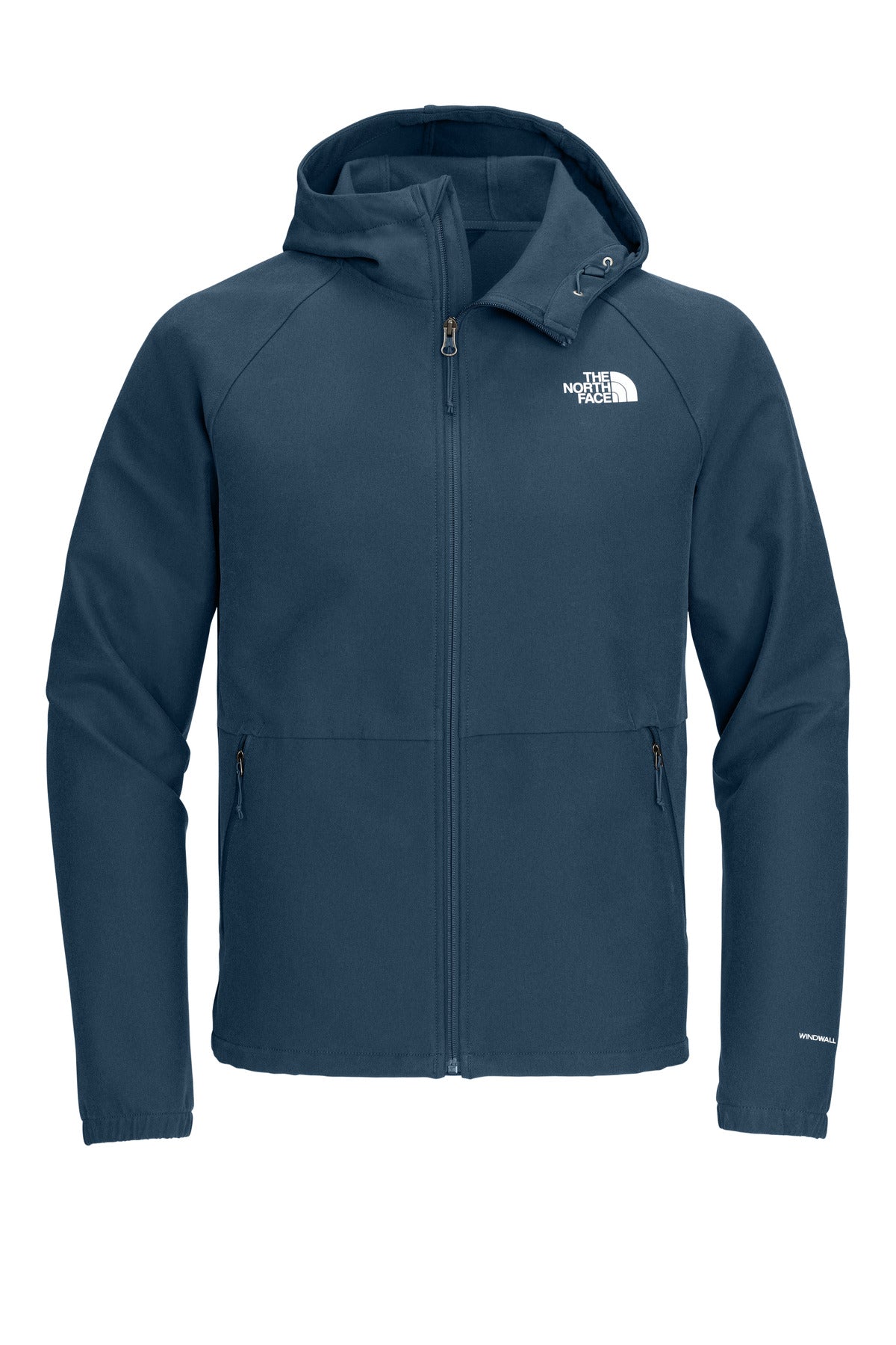 310 g/m2 WindWall-50/50 recycled polyester/polyester with no - Shady Blue Dark Heather