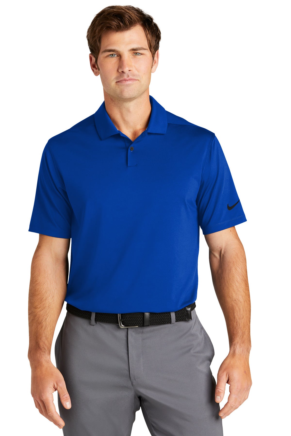 Available in solids and heathers this polished polo brings a - Game Royal